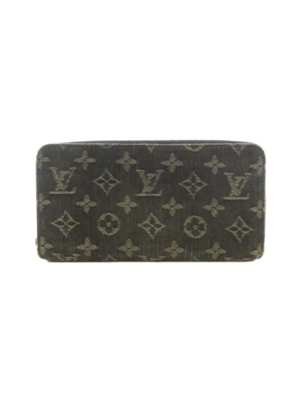 Louis Vuitton Monogram Denim Zippy Wallet
